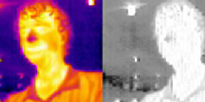 Lepton Thermal Image for People Finding