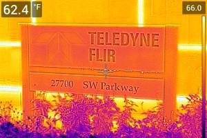 Teledyne FLIR Sign in Thermal with MSX enabled